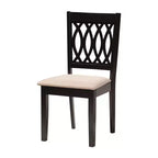Baxton Studio Florencia Modern Fabric and Wood Dining Set