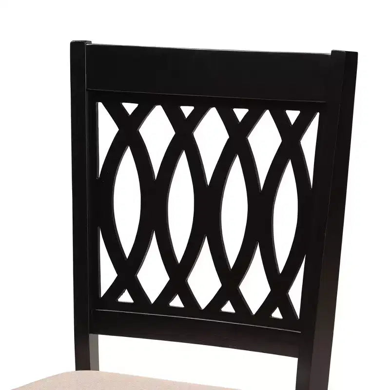 Baxton Studio Florencia Modern Fabric and Wood Dining Set