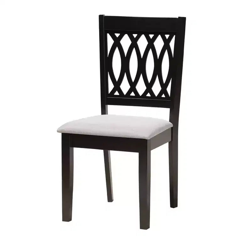 Baxton Studio Florencia Modern Fabric and Wood Dining Set