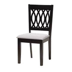Baxton Studio Florencia Modern Fabric and Wood Dining Set