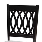 Baxton Studio Florencia Modern Fabric and Wood Dining Set