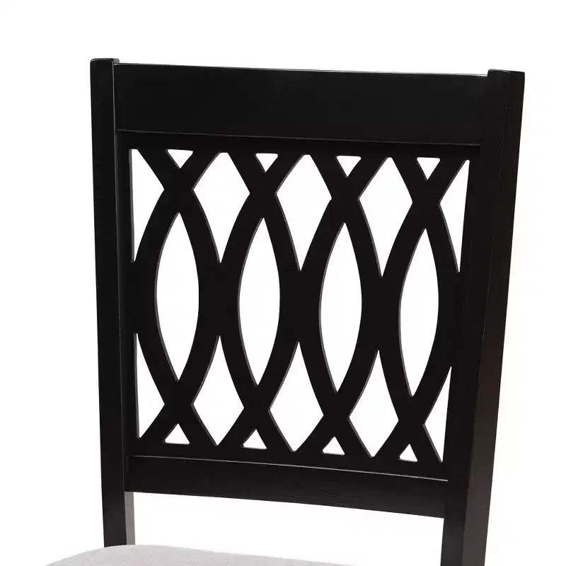 Baxton Studio Florencia Modern Fabric and Wood Dining Set