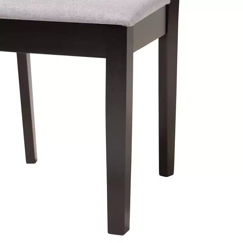 Baxton Studio Florencia Modern Fabric and Wood Dining Set