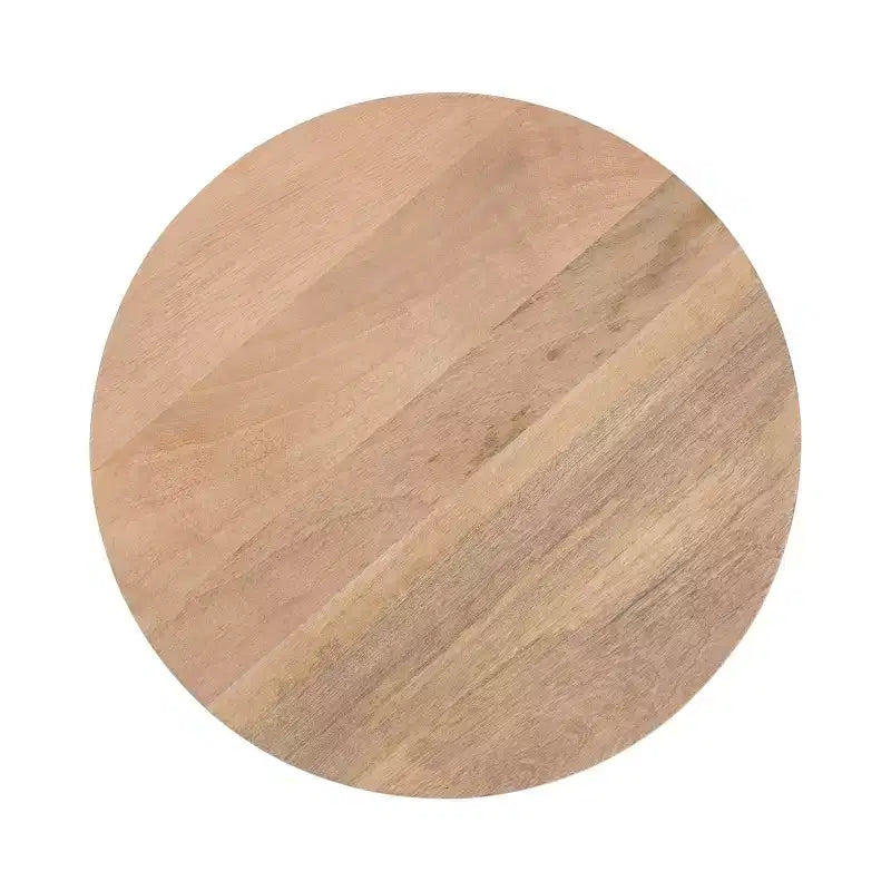 Kate and Laurel Kershaw Round Side Table, 16x16x22, Natural