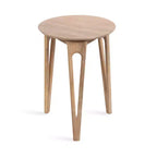 Kate and Laurel Kershaw Round Side Table, 16x16x22, Natural