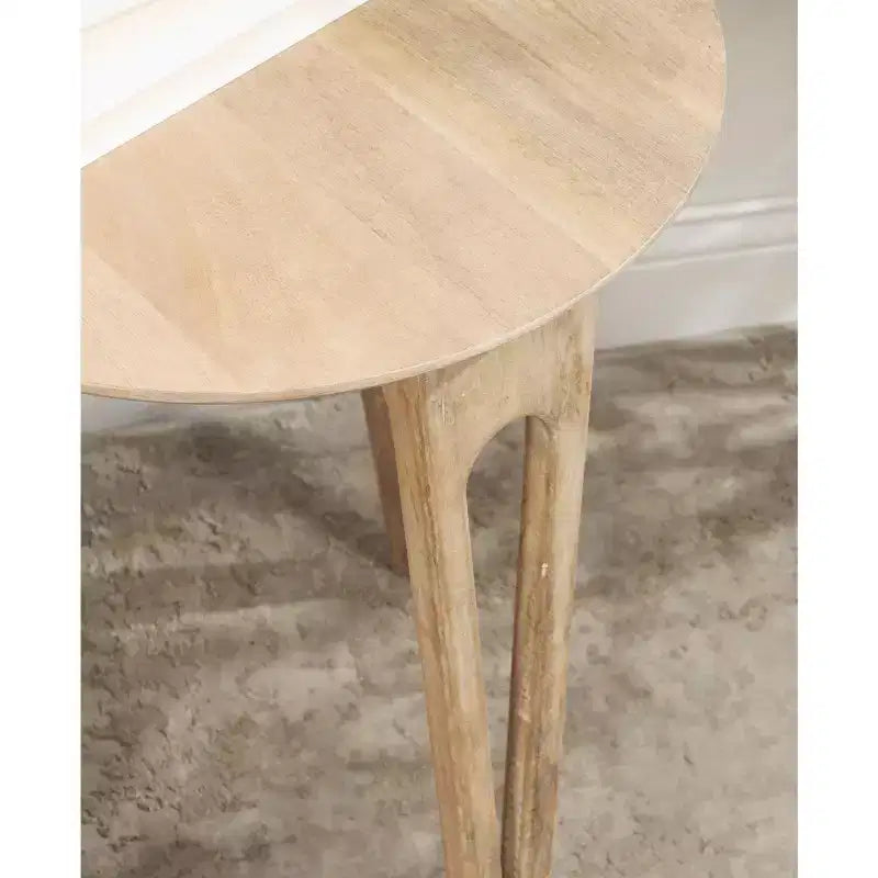 Kate and Laurel Kershaw Round Side Table, 16x16x22, Natural