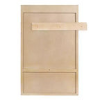 Kate & Laurel All Things Decor Armadietto da Parete Ori in Rattan Naturale