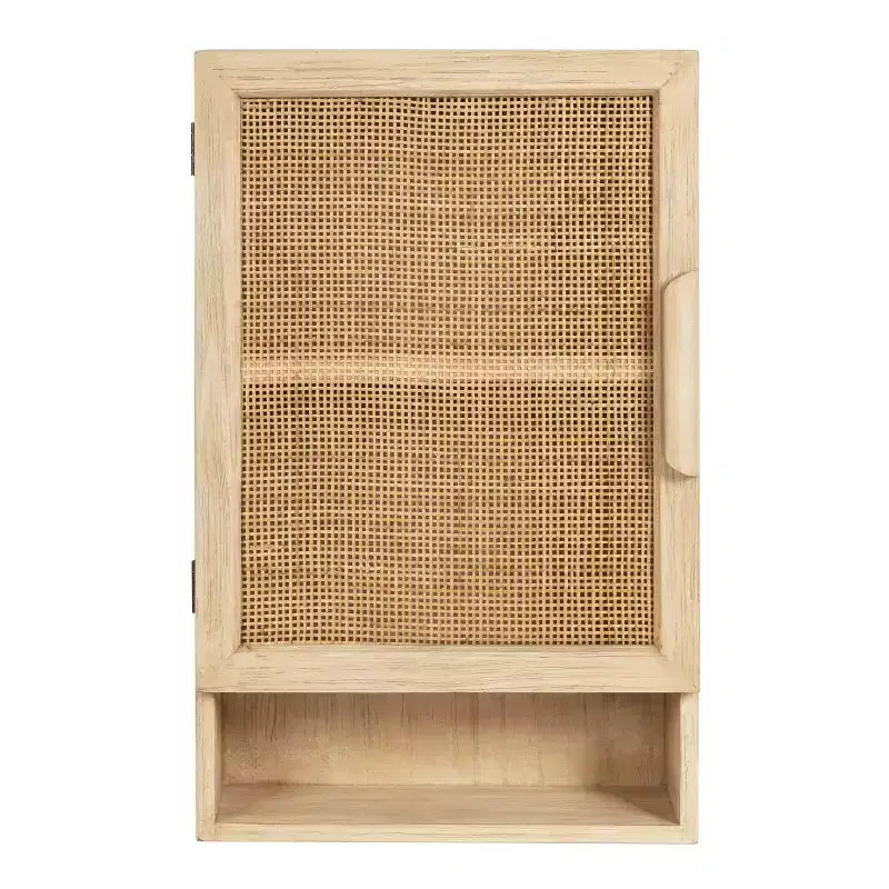 Kate & Laurel All Things Decor Armadietto da Parete Ori in Rattan Naturale