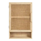 Kate & Laurel All Things Decor Armadietto da Parete Ori in Rattan Naturale
