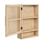 Kate & Laurel All Things Decor Armadietto da Parete Ori in Rattan Naturale