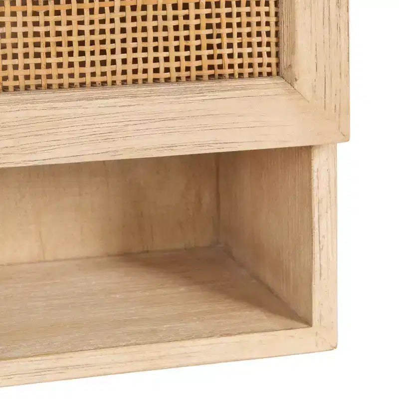 Kate & Laurel All Things Decor Armadietto da Parete Ori in Rattan Naturale