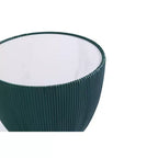 Manhattan Comfort Anderson Modern Leatherette Upholstered End Table with Ceramic Faux Marble Tabletop