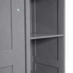 Full/Queen Size Murphy Bed/Wall Bed with Shelves and LED Lights 4A - ModernLuxe