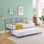 Garvee Twin Metal Daybed and Trundle, Sofa Bed - Room & Joy
