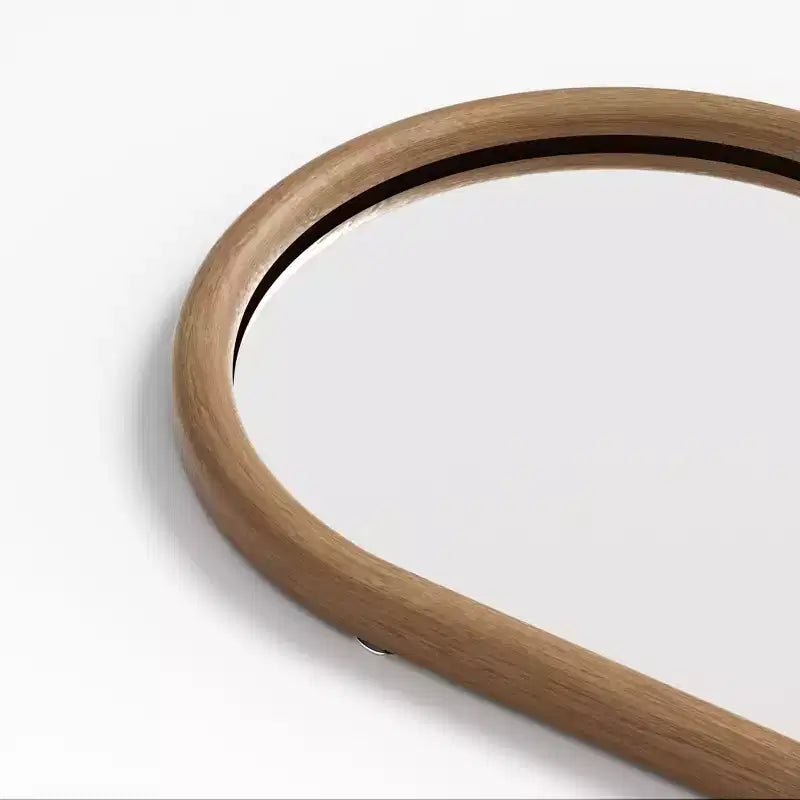 Dovelina Specchio a figura intera con cornice in legno ad arco, da appoggio