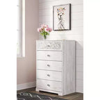 Signature Design by Ashley Casual Paxberry Chest of Drawers, Whitewash