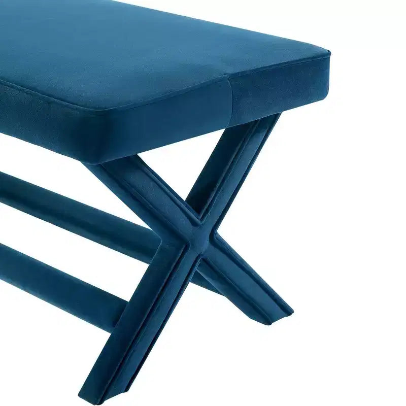 Manhattan Comfort Abigail Pouf Doppio Rivestito in Velluto