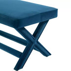 Manhattan Comfort Abigail Pouf Doppio Rivestito in Velluto
