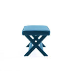 Manhattan Comfort Abigail Pouf Doppio Rivestito in Velluto