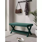 Manhattan Comfort Abigail Pouf Doppio Rivestito in Velluto