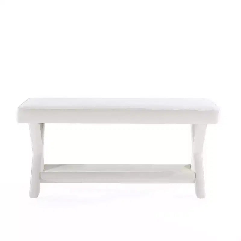 Manhattan Comfort Abigail Pouf Doppio Rivestito in Velluto