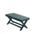 Manhattan Comfort Abigail Pouf Doppio Rivestito in Velluto