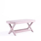 Manhattan Comfort Abigail Pouf Doppio Rivestito in Velluto