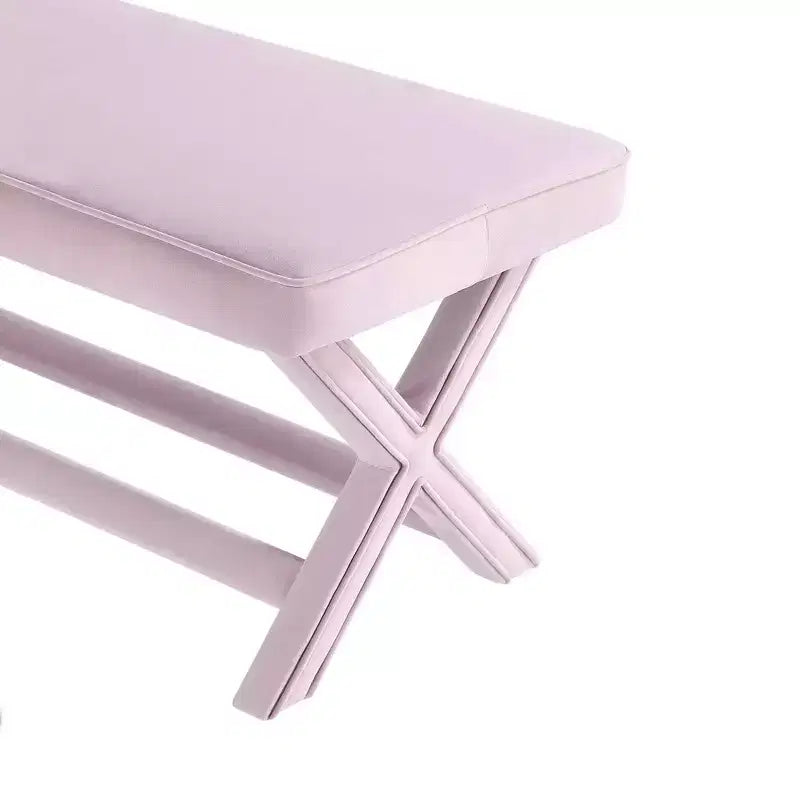 Manhattan Comfort Abigail Pouf Doppio Rivestito in Velluto
