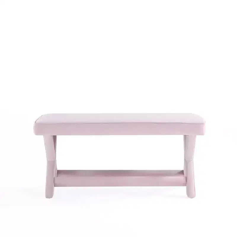 Manhattan Comfort Abigail Pouf Doppio Rivestito in Velluto