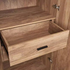 Manhattan Comfort Lee 2 Door and 2 Drawer Wardrobe Closet