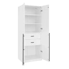 Manhattan Comfort Lee 2 Door and 2 Drawer Wardrobe Closet