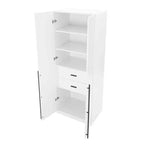Manhattan Comfort Lee 2 Door and 2 Drawer Wardrobe Closet