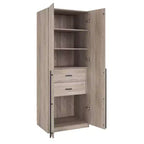 Manhattan Comfort Lee 2 Door and 2 Drawer Wardrobe Closet
