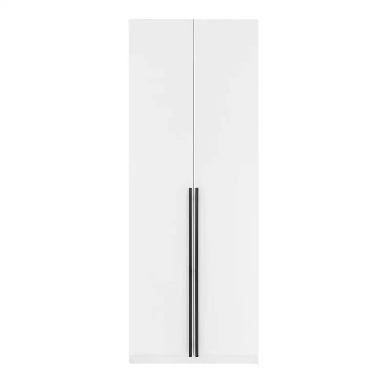 Manhattan Comfort Lee 2 Door and 2 Drawer Wardrobe Closet