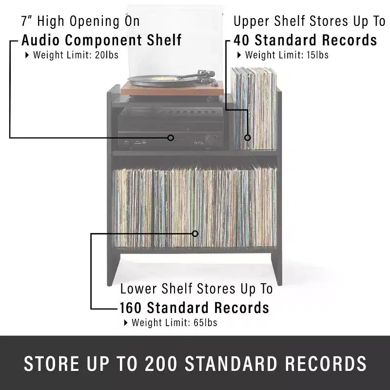 Crosley 28" Portland Record Player Stand