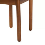 Baxton Studio 2pc Edric Boucle Fabric and Wood Dining Chair Set