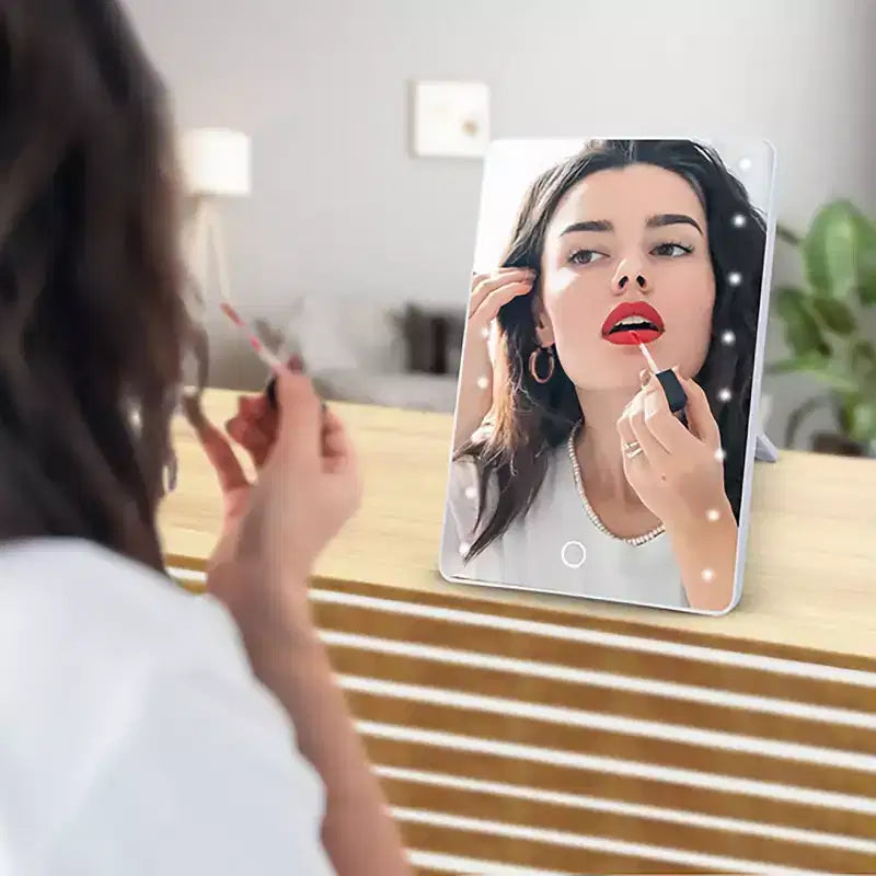Specchio Trucco da Tavolo Pursonic Smart con Touchscreen