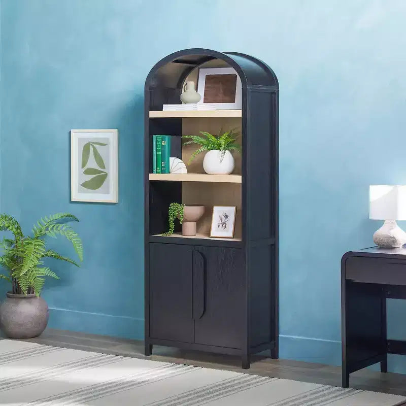 Libreria ad arco a 3 ripiani Saracina Home da 76"