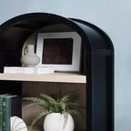 Libreria ad arco a 3 ripiani Saracina Home da 76"