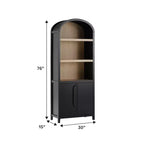 Libreria ad arco a 3 ripiani Saracina Home da 76"