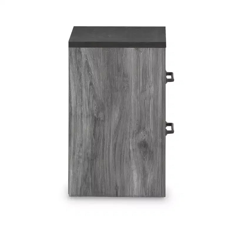 Signature Design by Ashley Comodino contemporaneo Bronyan a 2 cassetti, grigio scuro