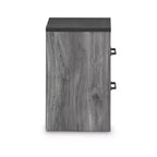 Signature Design by Ashley Comodino contemporaneo Bronyan a 2 cassetti, grigio scuro