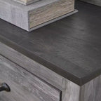 Signature Design by Ashley Comodino contemporaneo Bronyan a 2 cassetti, grigio scuro
