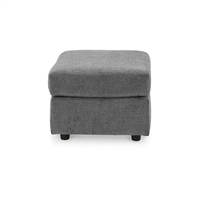Signature Design by Ashley Contemporary Stairatt Ottoman, Gravel