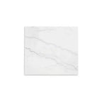 Signature Design by Ashley Burkhaus Traditional End Table with Marble Tabletop, Dark Brown & White