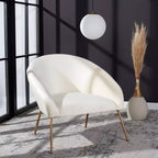 Mandi Velvet Accent Chair - ACH6204 - Safavieh