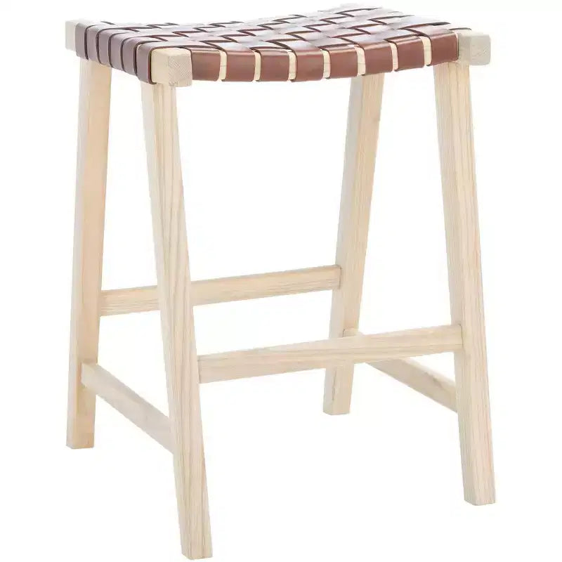 Abreu Rectangle Counter Stool - Safavieh