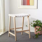 Abreu Rectangle Counter Stool - Safavieh