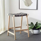 Abreu Rectangle Counter Stool - Safavieh