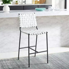 Olenna Woven Counter Stool - BST3011 - Safavieh